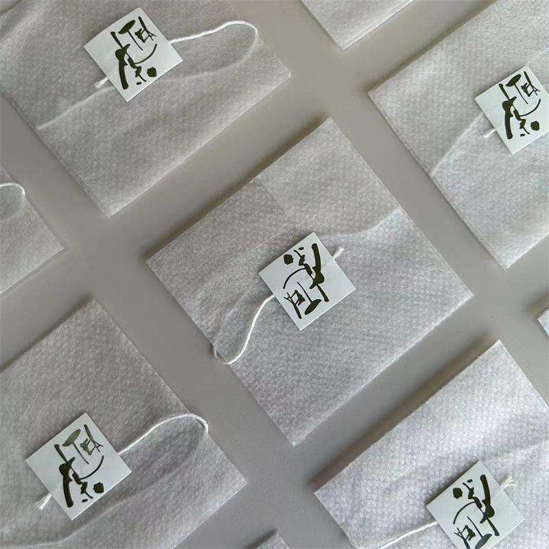 Empty Reflex Tea Bag with Tag PLA Non-woven